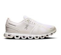 On - Women's Cloud 6 - Sneaker, Gr. 36.5, grau/weiß (White/White)