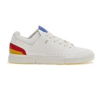 On Herren The Roger Centre Court Synthetic Leather White Mustard Trainer 40.5 EU