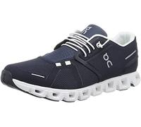 On Men's Cloud 5 Running Shoes, Midnight/Weiß, 47.5 EU