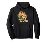 On The Prowl - Cheetah Predator Stance Fun Nightlife Graphic Pullover Hoodie