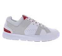 On The Roger Clubhouse Herren-Sneaker, Weiß/Rot, 41 EU