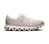 On - Women's Cloud 6 Wide - Sneaker, Gr. 37, grau (Pearl/White)