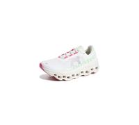On Women's Cloudmonster Sneakers, White/Lima, 42 EU