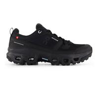 On - Women's Cloudrock Low WP - Wanderschuhe, Gr. 43, schwarz (Black/Black)