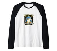 Once Upon a Time There was a Girl Who Loved Penguins Raglan