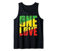 One Love Jamaica Bekleidung Rasta Reggae Music Caribbean Pride Tank Top