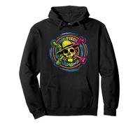 One Piece Anime Strohhut Piraten Farbe Logo Kanji Pullover Hoodie