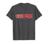 One Piece Buggy Grafik T-Shirt Anime T-Shirt, Herren, Anthrazit Meliert, 4XL