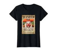 One Piece Buggy Pirates Wanted Poster Anime Alvida Alliance T-Shirt