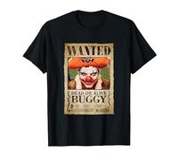 One Piece Buggy Pirates Wanted Poster Anime Alvida Alliance T-Shirt