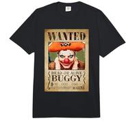 One Piece Buggy The Clown Pirate Wanted Poster Comfort Colors Adult Heavyweight T-Shirt
