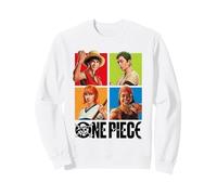 One Piece Character Squares Map Sweatshirt