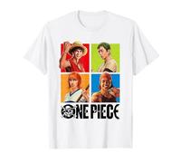 One Piece Character Squares Map T-Shirt