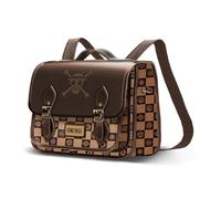 One Piece Chess-Satchel Rucksack-Schultertasche, Kamel, 27 x 20 cm