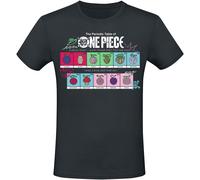 One Piece Devil Fruit T-Shirt schwarz in XXL