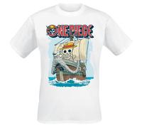One Piece Going Merry T-Shirt weiß in M