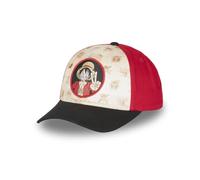 One Piece Herren Cap Baseball Luffy Original Anime Manga, Rot/Schwarz/Beige, One Size