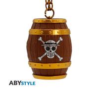 One Piece - Barrel 3D - Schlüsselanhänger - Mehrfarbig - Onesize - Metallll Mehrfarbig Onesize