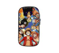 One Piece Luffy Anime Pen Case Pencil Box Student School Stationery Pen Storage Bag