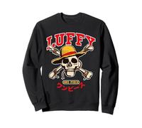 One Piece Luffy Collegic Skull Sweatshirt