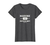 One Piece Marine T-Shirt, Damen, Anthrazit Meliert, XL
