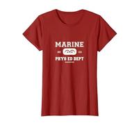 One Piece Marine T-Shirt, Damen, Cranberry, S