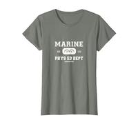 One Piece Marine T-Shirt, Damen, Heidekraut/Armeegrün, XXL