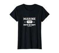 One Piece Marine T-Shirt, Damen, Schwarz, L