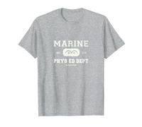 One Piece Marine T-Shirt, Herren, Grau Meliert, 6XL