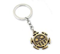 One Piece Metall Schlüsselanhänger Trafalgar Law Logo Symbol Heart Piraten
