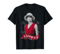 One Piece Monkey D Luffy Live Action Strohhut Pirat T-Shirt