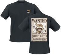 One Piece Monkey D. Ruffy T-Shirt schwarz in S