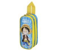 OnePiece Doppelfedermäppchen Monkey Blau 22 x 9,5 cm