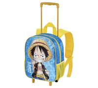 Karactermania One Piece Monkey Small 31x26x11 Cm 9l Wheeled Backpack Blau Kinder