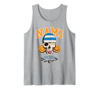 One Piece Nami Collegic Skull Tank Top