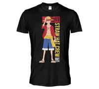 One Piece - Offiziell Lizenzierte Unisex-T Shirt, Straw Hat Crew. Regular Fit Für Erwachsene & Jugendliche S