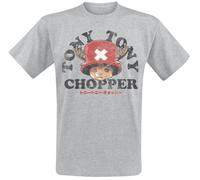 One Piece One Piece - Chopper Face T-Shirt grau in XXL