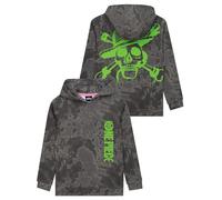 One Piece Pullover, Hoodie Jungen, Anime Kapuzenpullover Für Jungen, Langarm Pullover Kinder, Grau 134