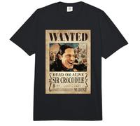 One Piece Sir Crocodile Pirate Wanted Poster Comfort Colors Adult Heavyweight T-Shirt