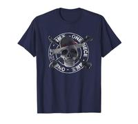 One Piece Skull and Crossbones Stamp T-Shirt