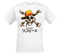 One Piece Skull Logo - Japanese T-Shirt weiß in XL