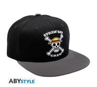 One Piece - Snapback Cap - Black & Grey - Skull