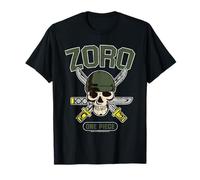 One Piece Strohhut Pirat Hunter Roronoa Zoro Logo Anime T-Shirt