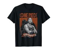 One Piece T-Shirt Schwarz Small Klassisch Crew-Ausschnitt Kurzarm Unisex Erwachsene, Kinder One Piece Fans