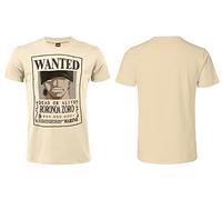 One Piece T-Shirt Strohhut gesucht Modell gesucht. Kurze Ärmel. 100% Baumwolle. Unisex. Größen von Erwachsenen bis Jungen. (Roronoa Zoro, XXL)