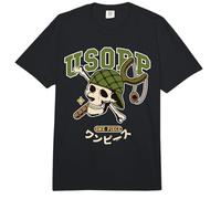 One Piece Usopp Collegic Skull Comfort Colors Adult Heavyweight T-Shirt