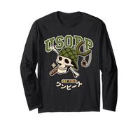 One Piece Usopp Collegic Skull Langarmshirt