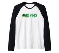 One Piece Zoro Swords Logo Raglan