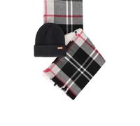 One Size BARBOUR MONOCHROME HOT PINK PENDLE MÜTZE + BLAIR SCHAL SET