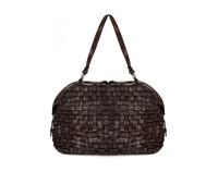 One Size CAMPOMAGGI RACHELE LARGE DUNKELBRAUNE BOWLING TASCHE